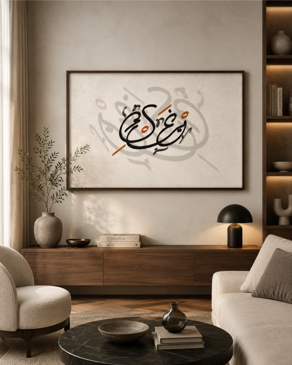Text Message — غيرِك | Arabic Poetry Art Print | ENJZ