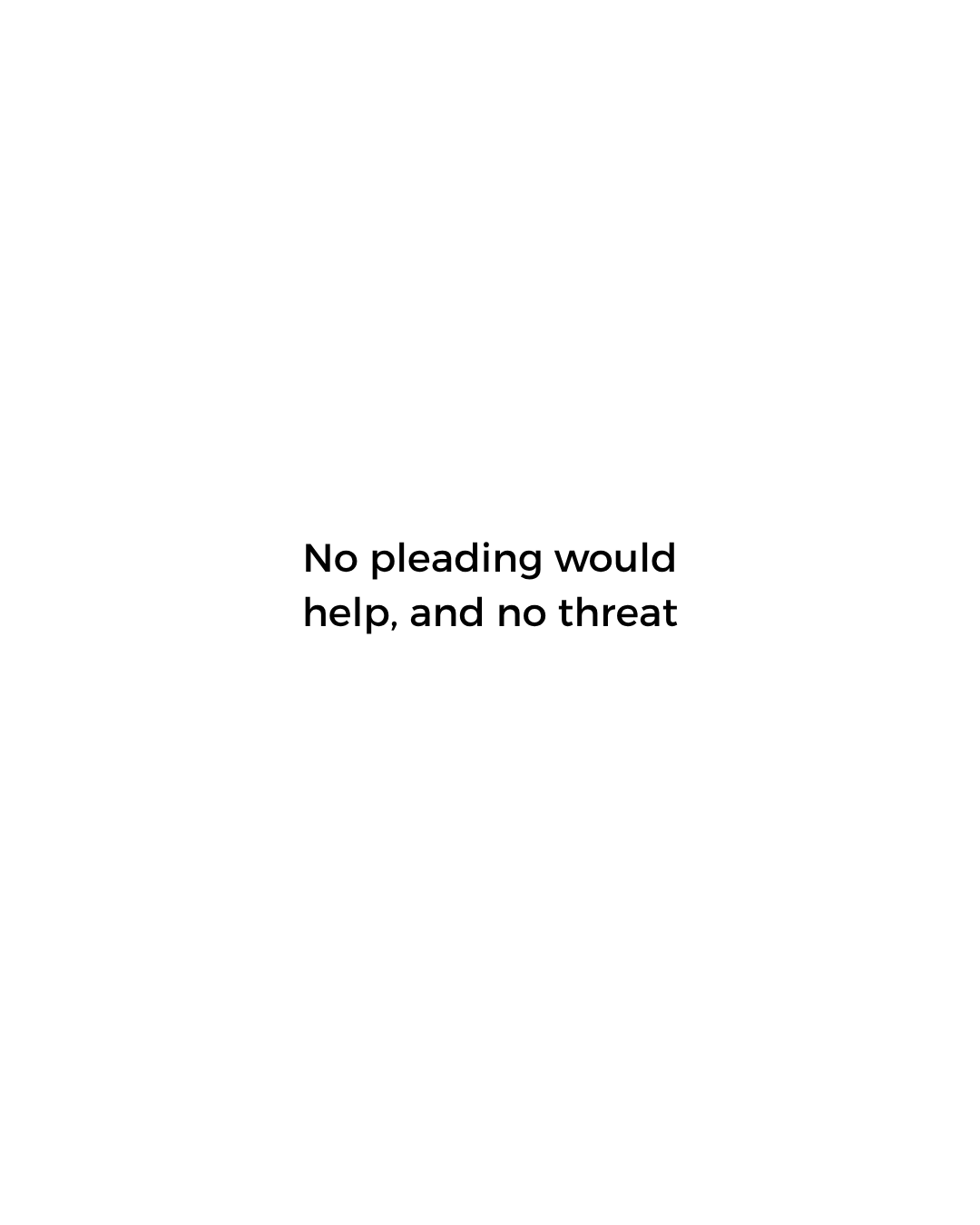 Alt: Absence — الغياب | No pleading would help, and no threat | ENJZ
