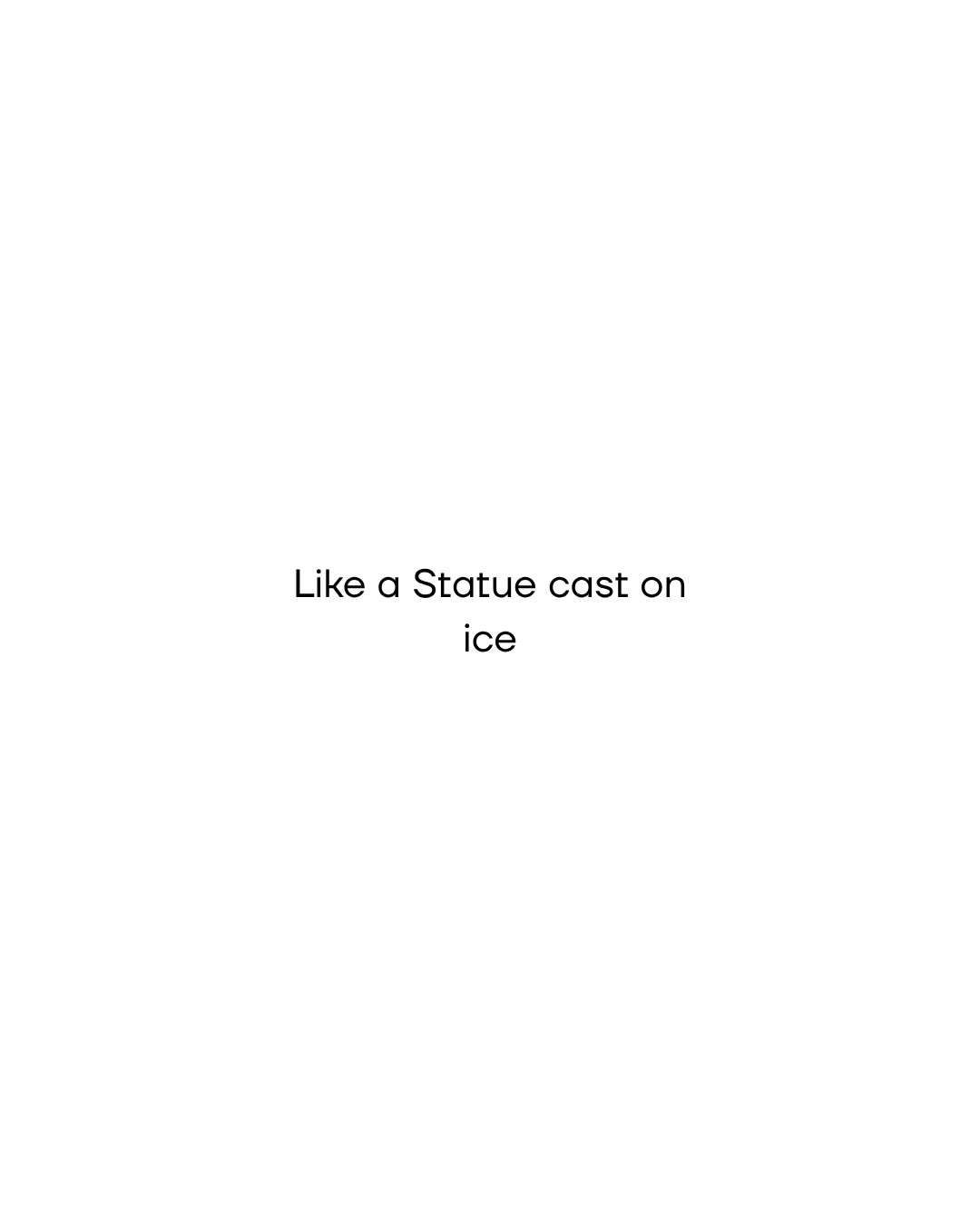 The Sculptor — النحّات | Like a Statue cast on ice | ENJZ